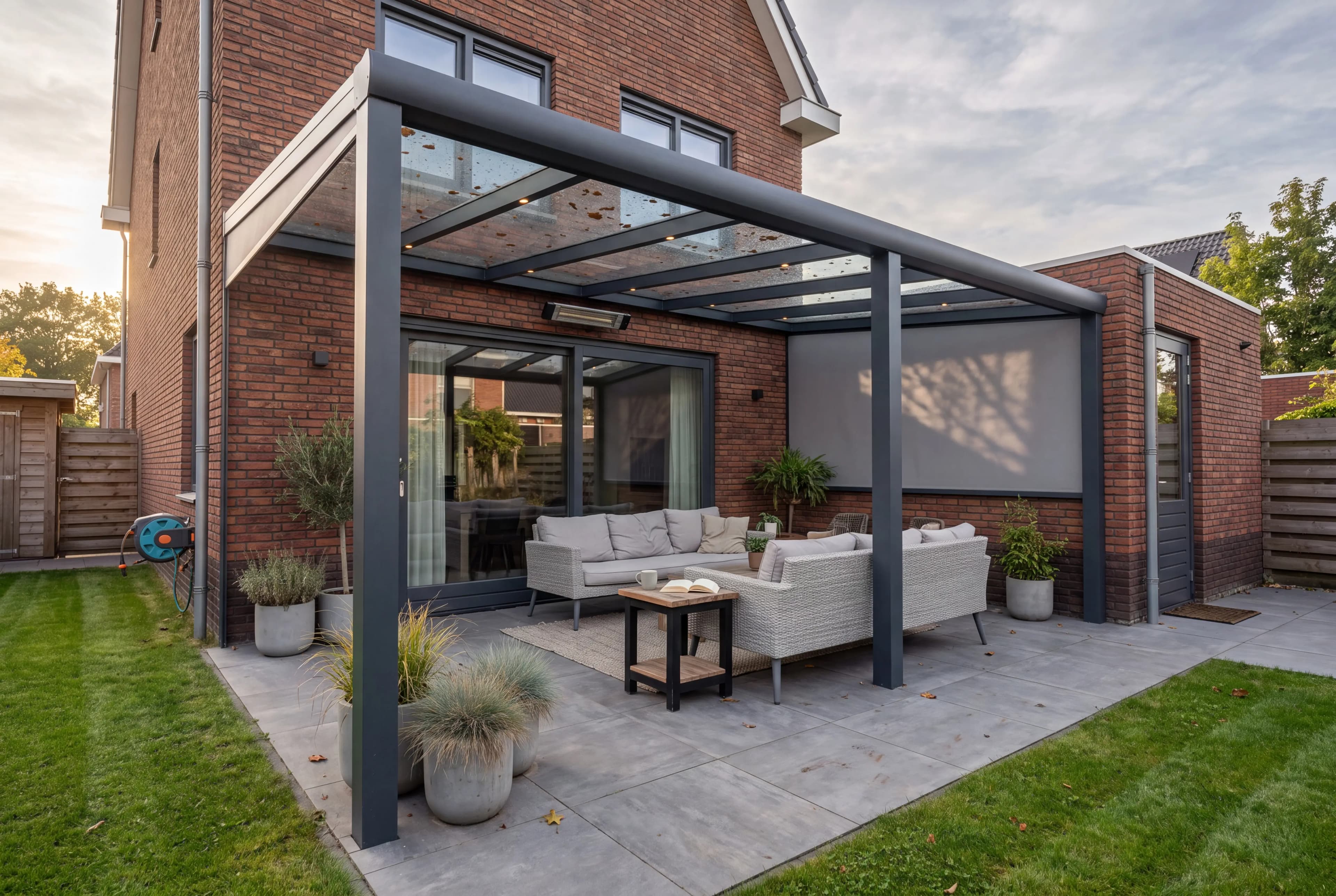 Aluminium overkapping of veranda op maat - IYG